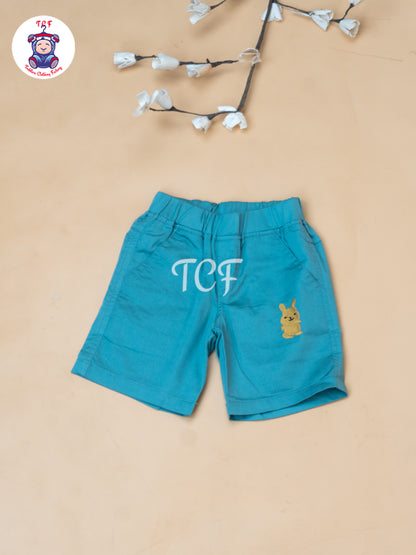 Sage Green - Boys Readymade Spread Collor Shirts & Shorts