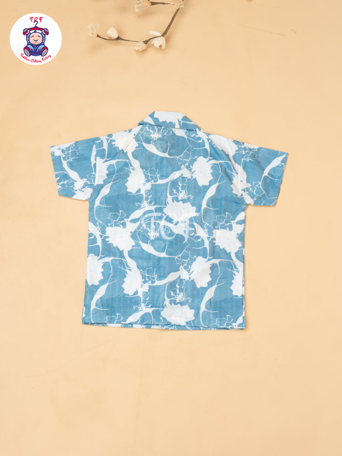Blue - Boys Readymade Spread Collor Shirts