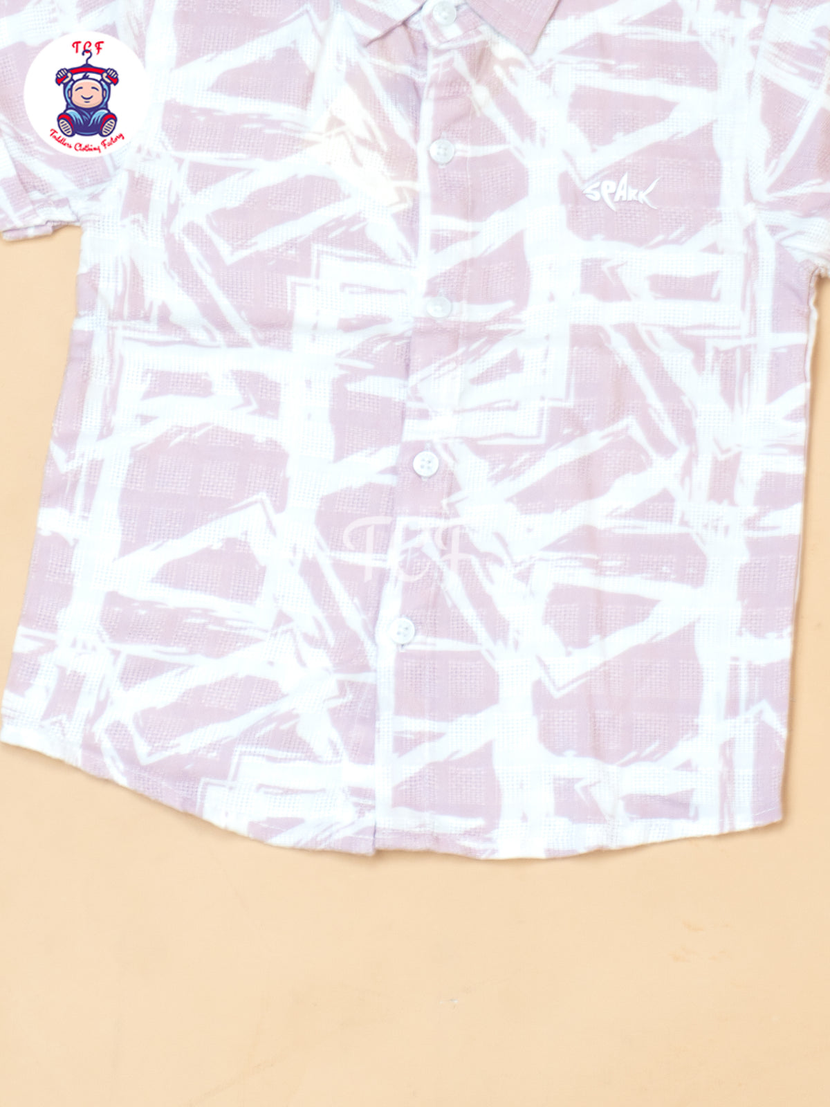 Lilac - Boys Readymade Spread Collor Shirts & Shorts