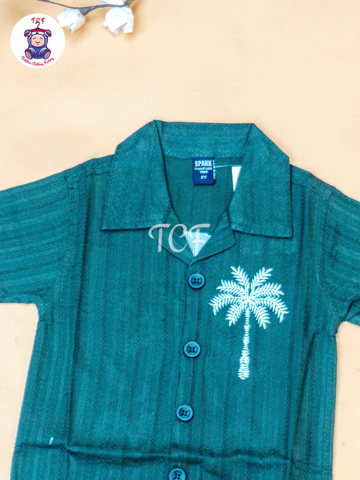 Rama Green - Boys Readymade Spread Collor Shirts