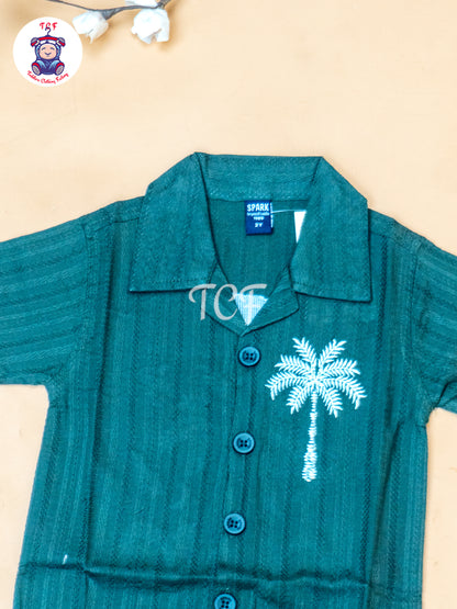 Rama Green - Boys Readymade Spread Collor Shirts