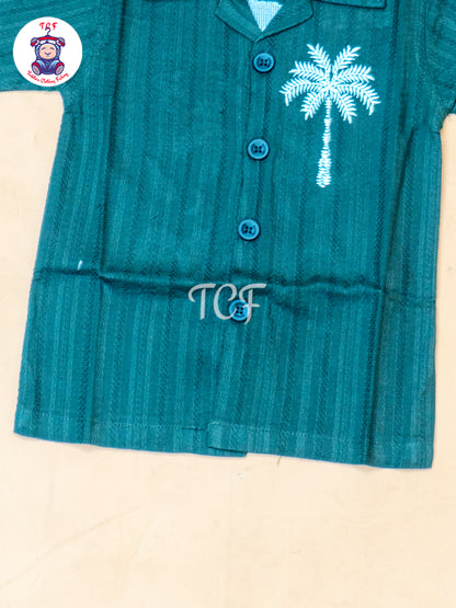 Rama Green - Boys Readymade Spread Collor Shirts