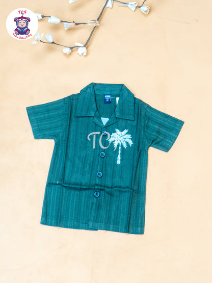 Rama Green - Boys Readymade Spread Collor Shirts