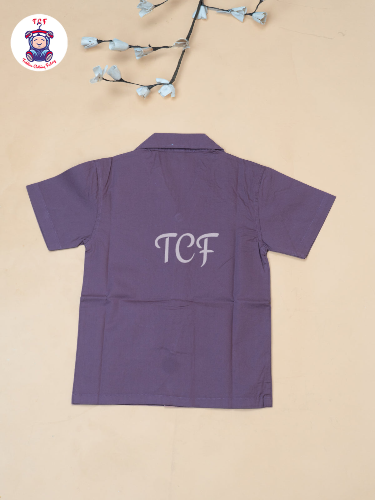 Rust - Boys Readymade Spread Collor Shirts