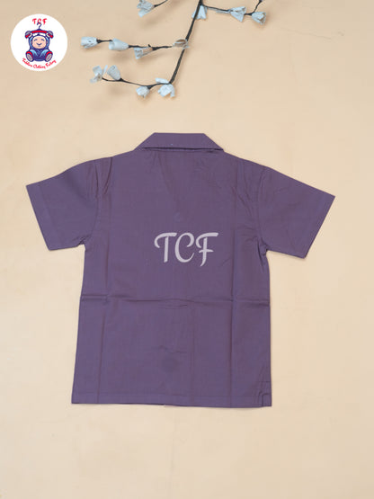 Rust - Boys Readymade Spread Collor Shirts
