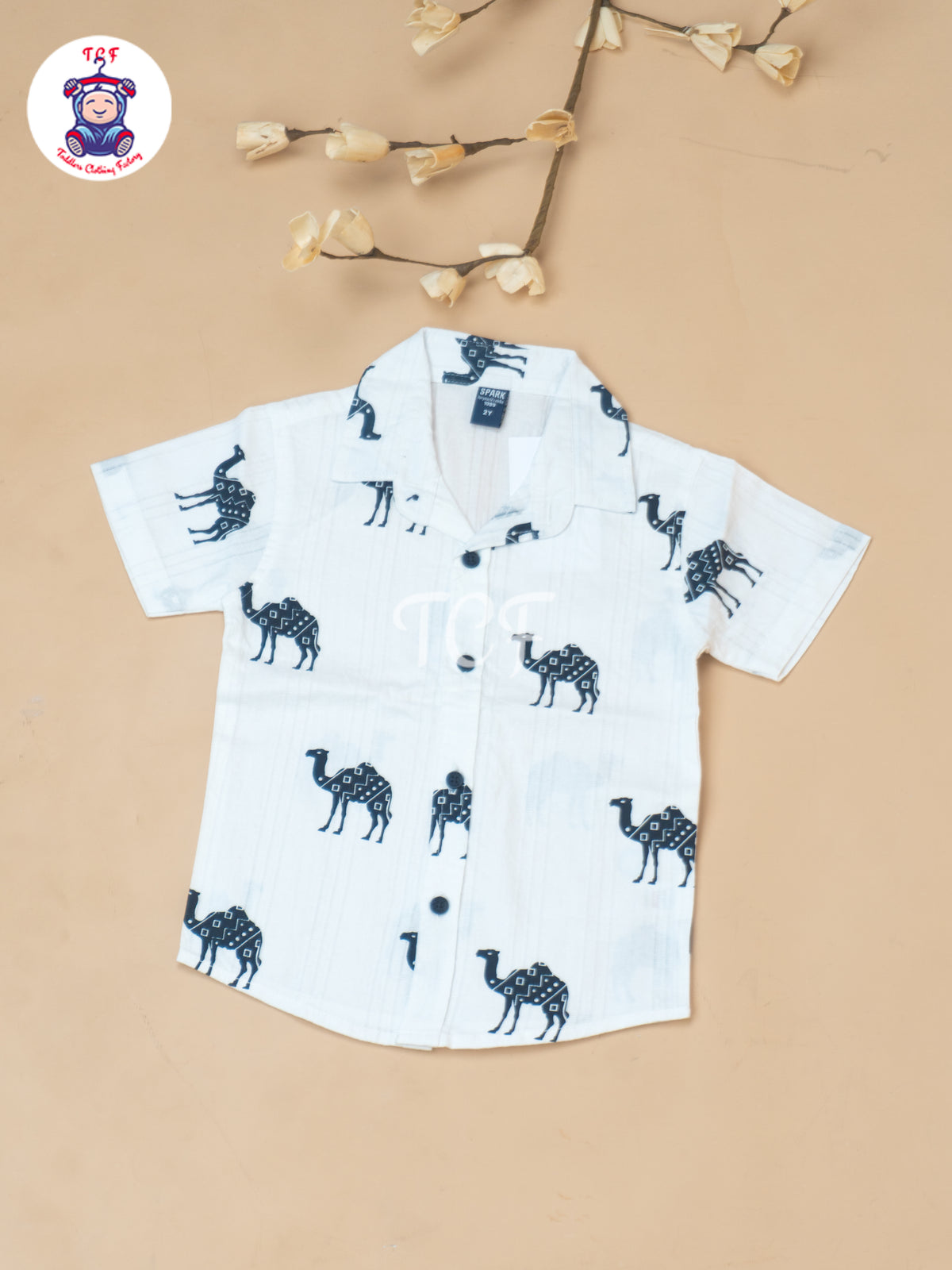 White - Boys Readymade Spread Collor Shirts & Suspender Sets Shorts