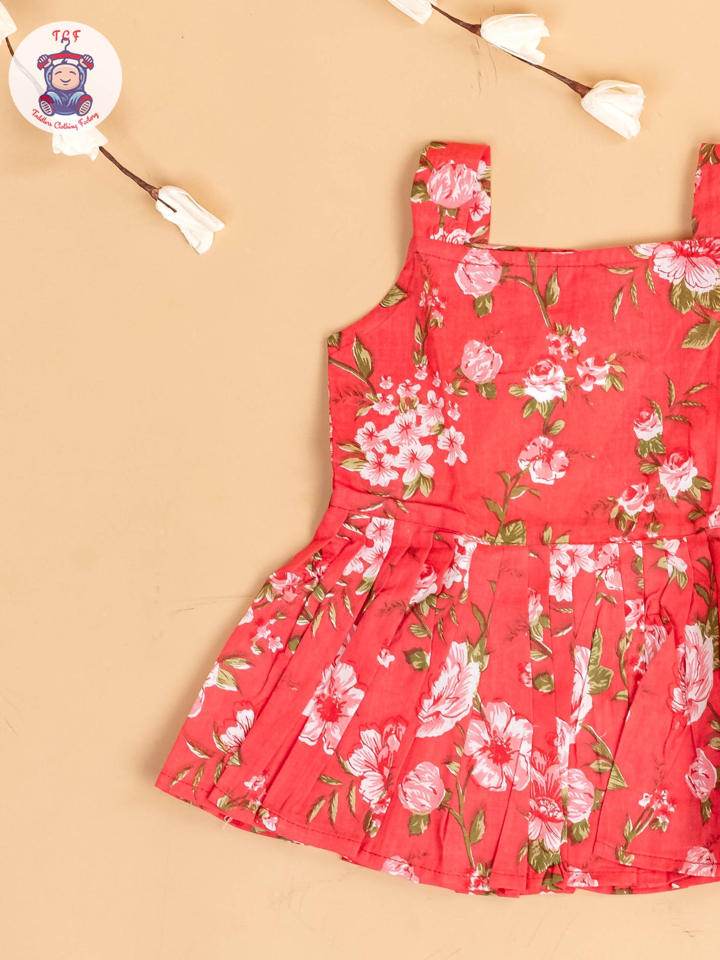 Light Pink - Girls Floral Printed Co-ords Sets
