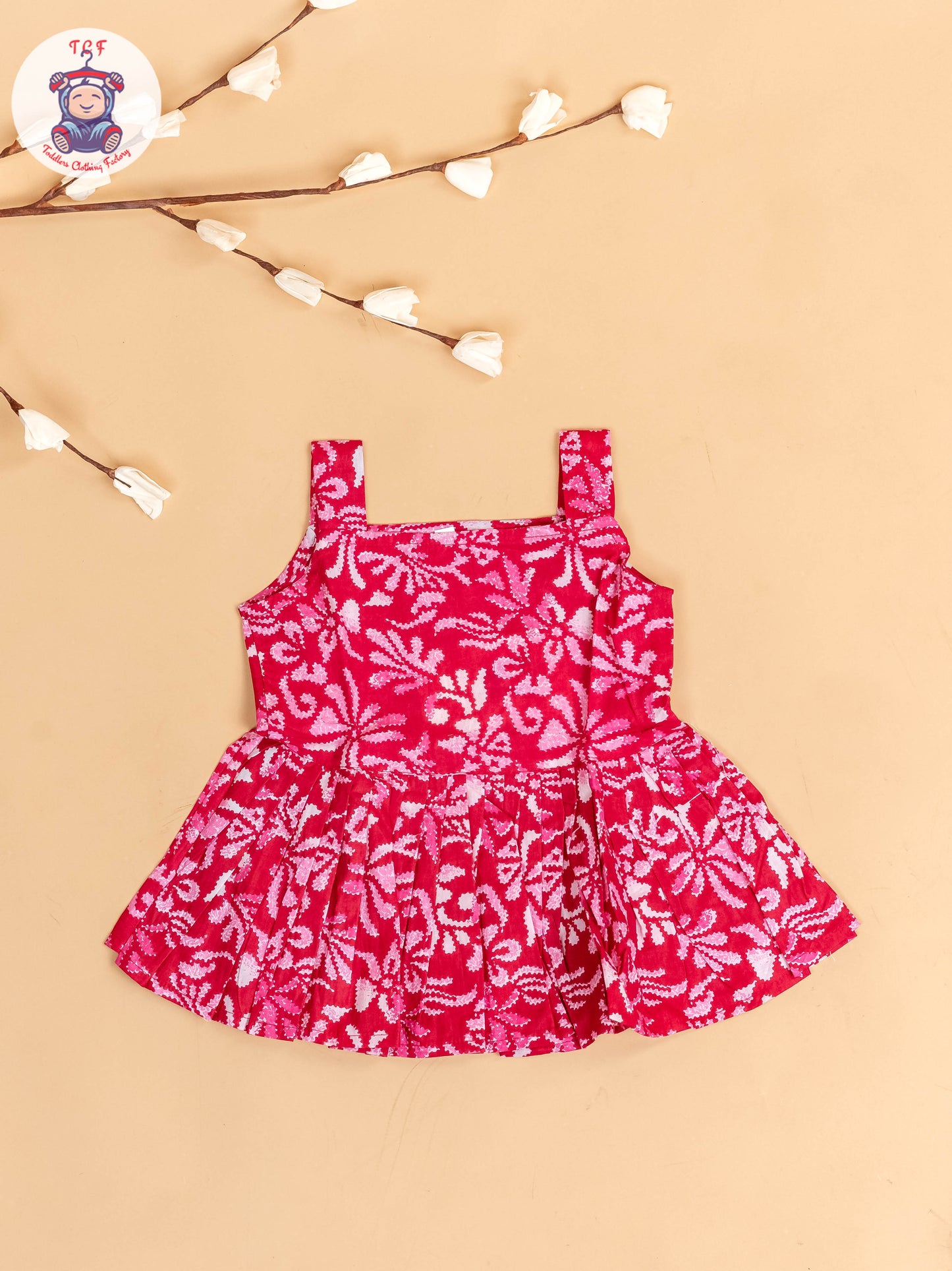 Pink - Girls Floral Printed Co-ords Sets