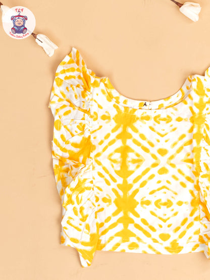 Yellow & White - Girls Co-ords Sets