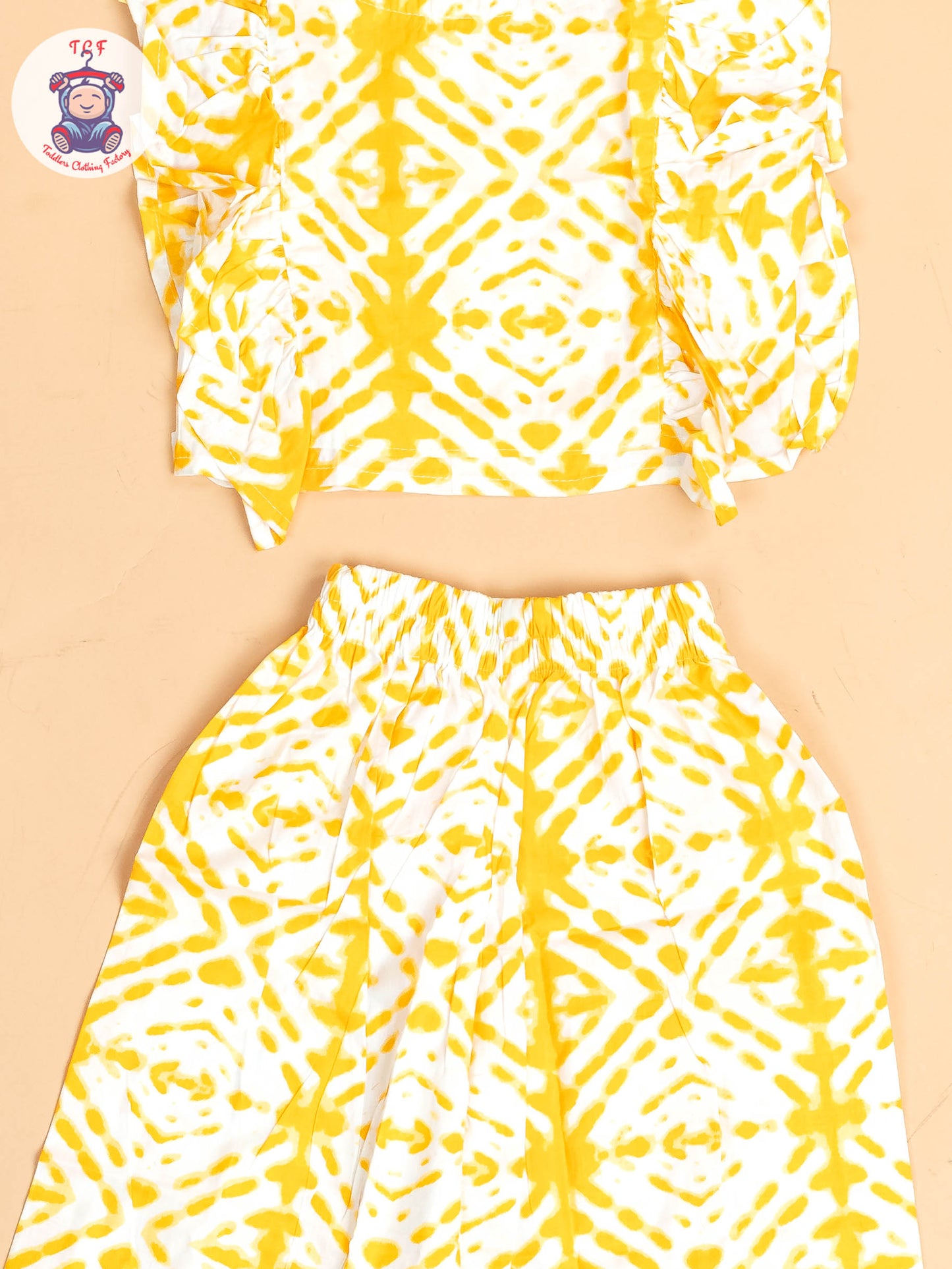 Yellow & White - Girls Co-ords Sets
