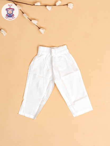 Pastel Green & Silver - Boys Printed Kurta With Pant