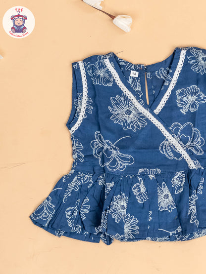 Blue & White - Girls Co-ords Sets