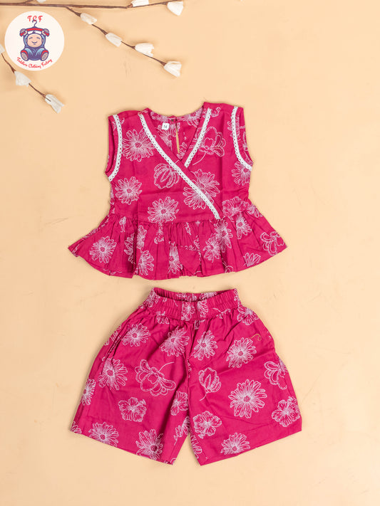Pink & White - Girls Co-ords Sets