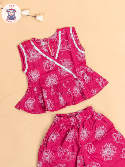 Pink & White - Girls Co-ords Sets