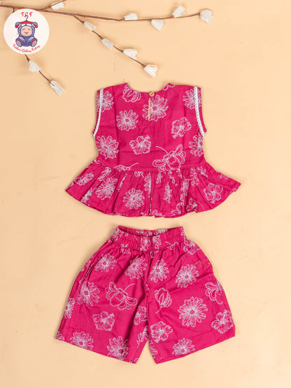 Pink & White - Girls Co-ords Sets