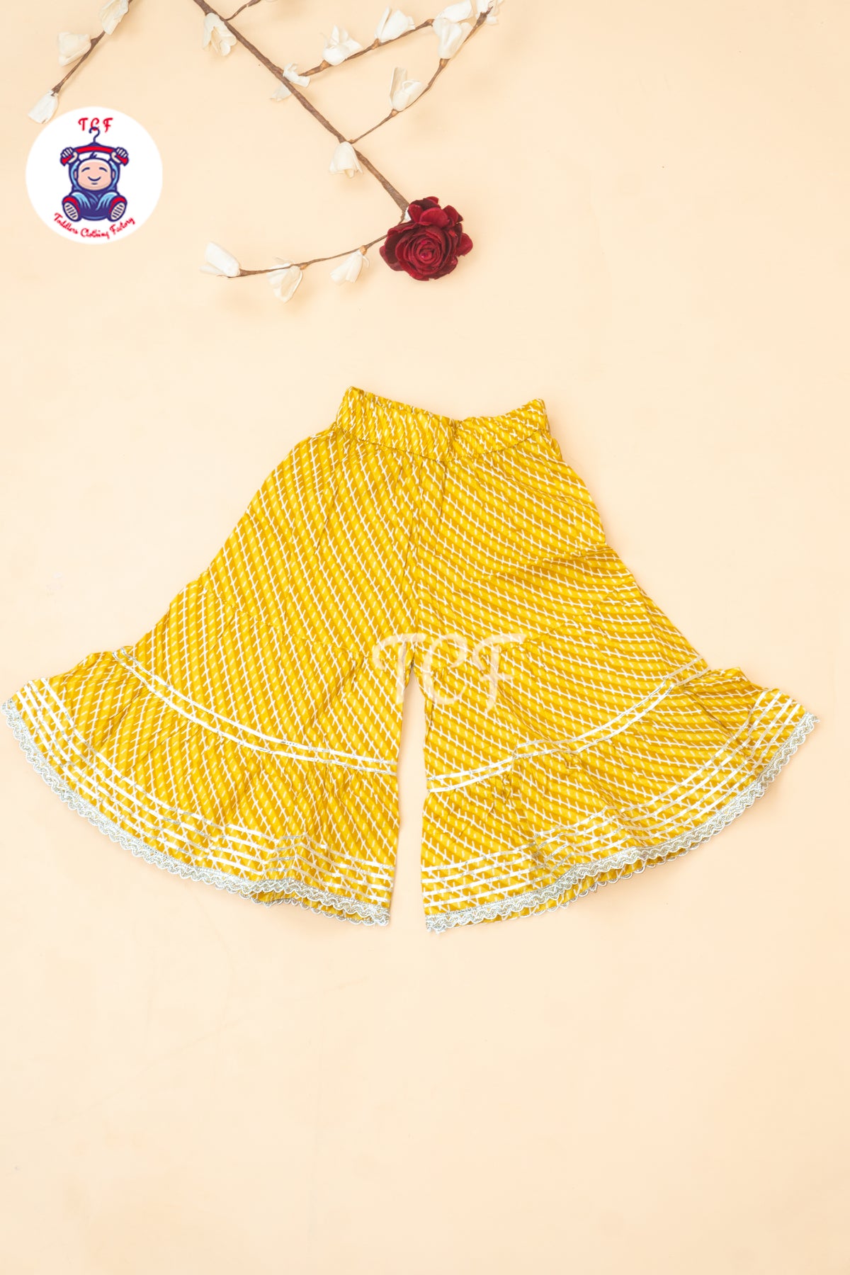 Mustard - Bandhini Printed Girls Readymade Salwar