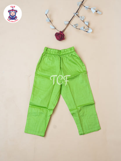 Pista Green - Girls Mirror Embrodiery Co-ords Sets