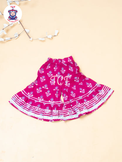Pink - Girls Patang Sharara Salwar