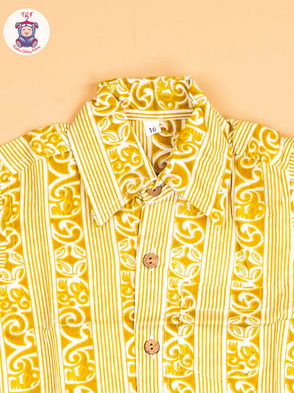 Mustard - Boys Printed Readymade Shirts
