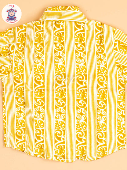 Mustard - Boys Printed Readymade Shirts