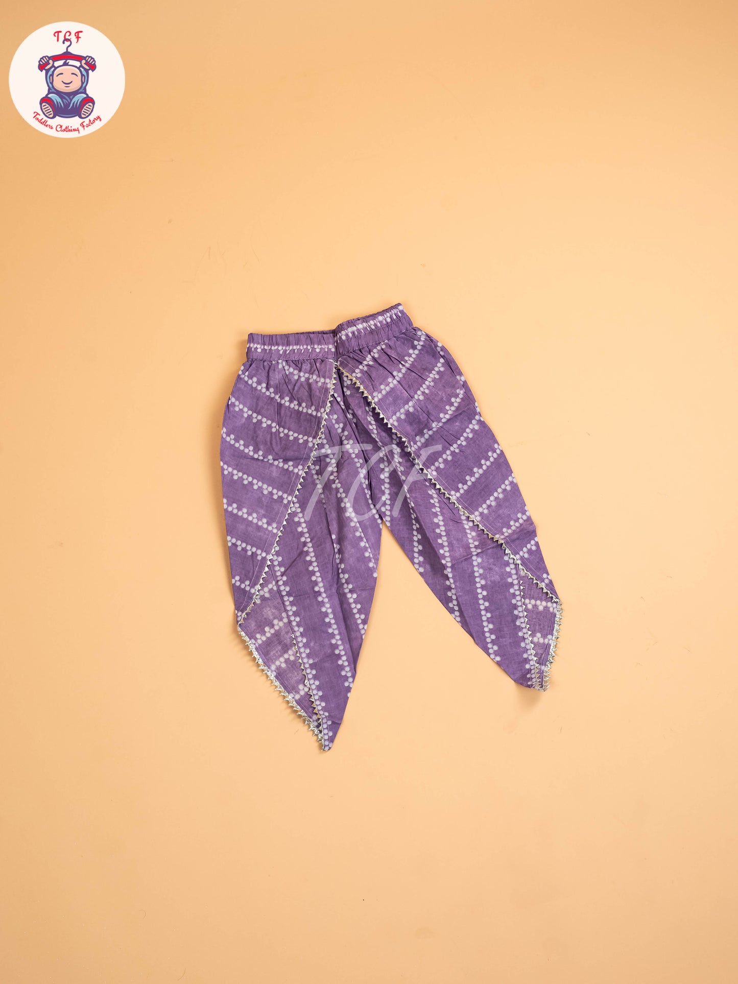 Purple - Girls Floral Printed Salwar