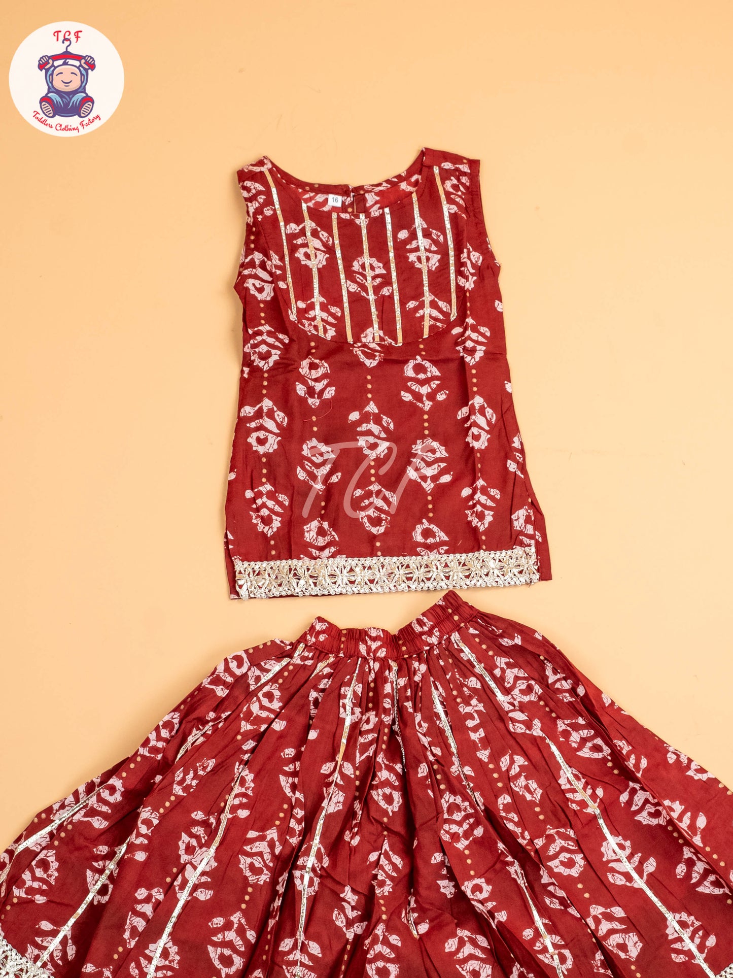 Maroon - Girls Readymade Lehenga Choli