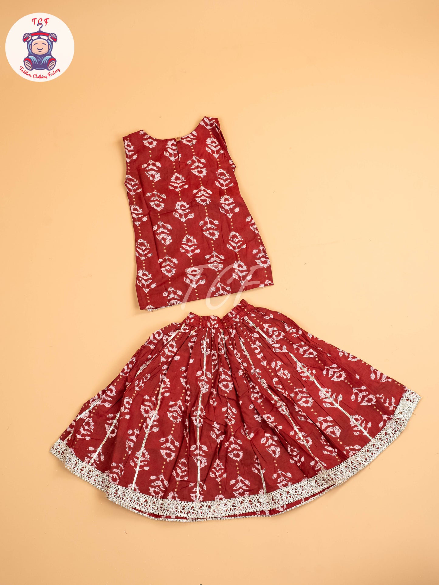 Maroon - Girls Readymade Lehenga Choli