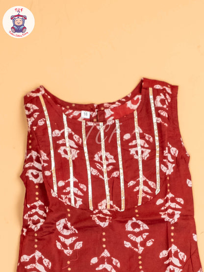 Maroon - Girls Readymade Lehenga Choli