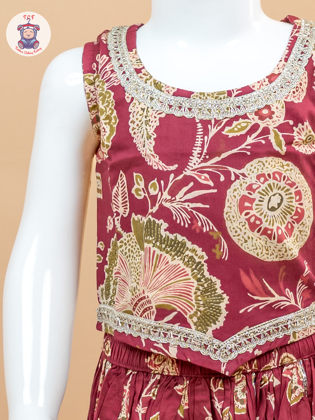 Majentha - Girls Floral Printed Lehenga Choli