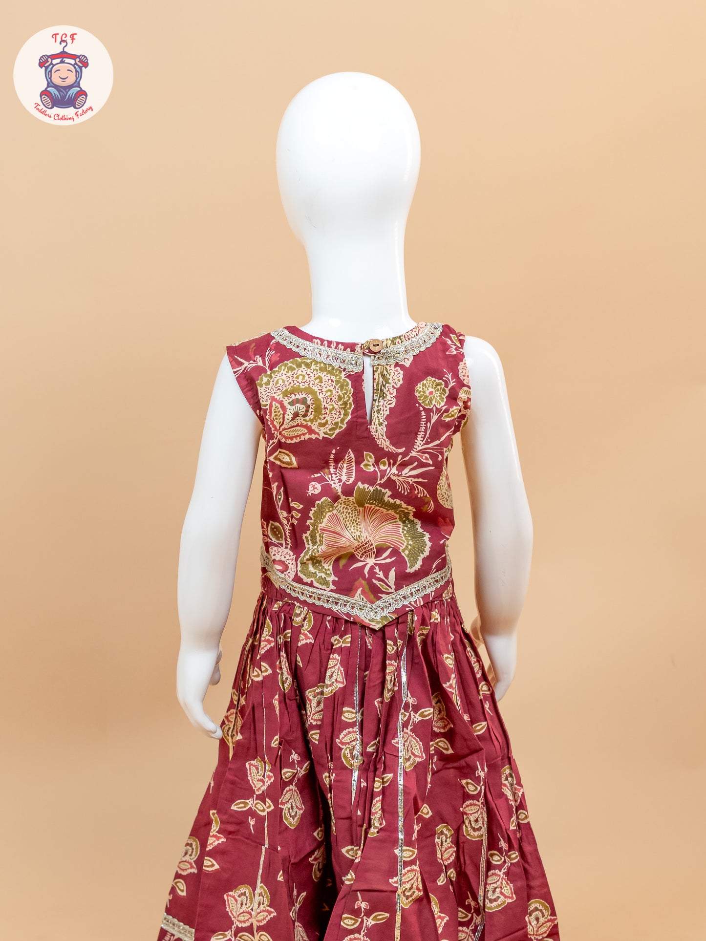 Majentha - Girls Floral Printed Lehenga Choli