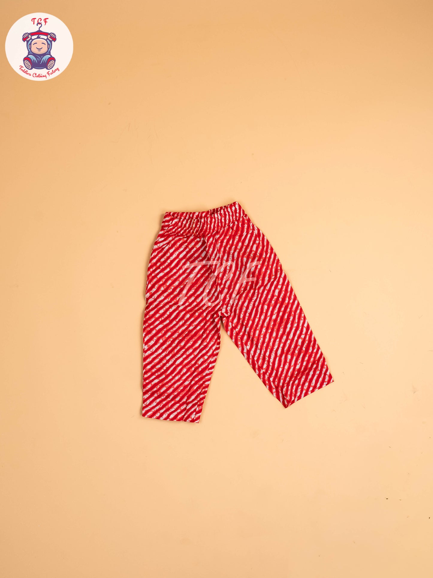 Red - Bandhini Printed Dhoti Salwar