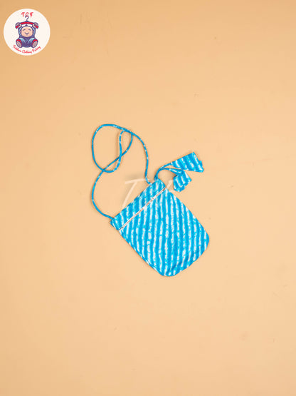 Sky Blue - Bandhini Printed Dhoti Salwar