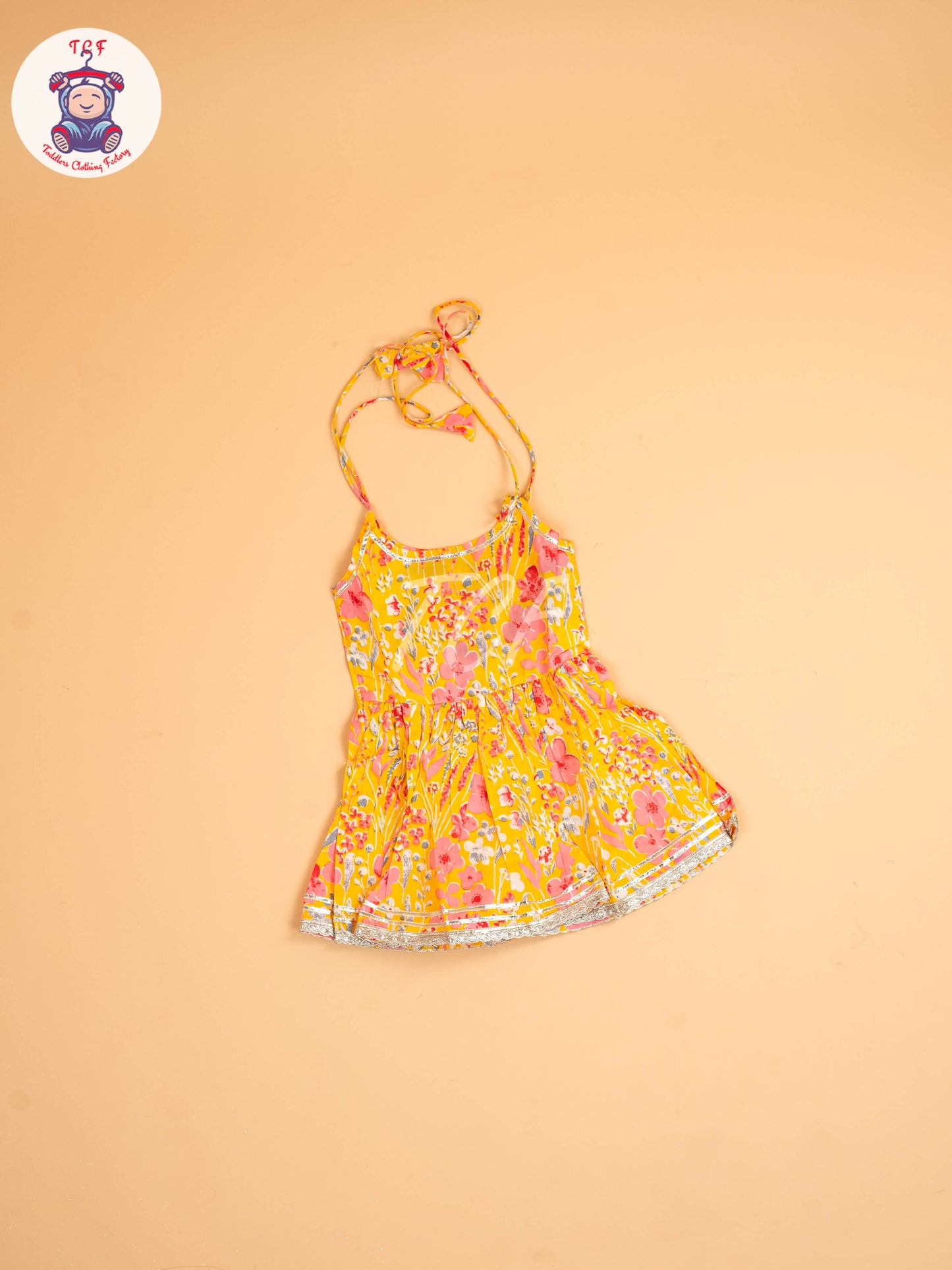 Yellow - Bandhini Printed Dhoti Salwar