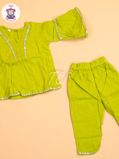 Green - Girls Co-ords Sets
