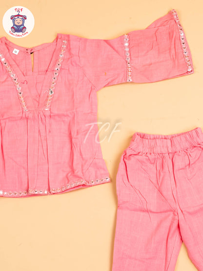 Peach - Girls Co-ords Sets