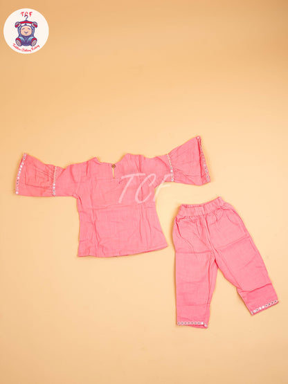 Peach - Girls Co-ords Sets
