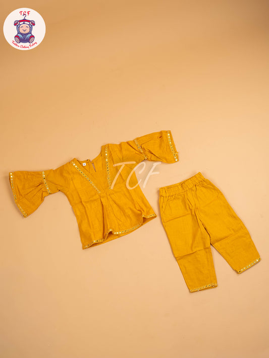 Yellow - Girls Co-ords Sets