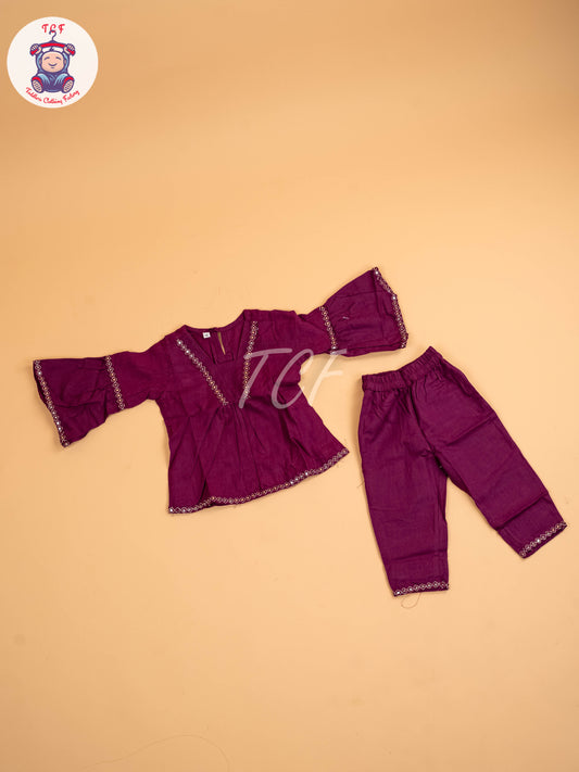 Purple - Girls Co-ords Sets