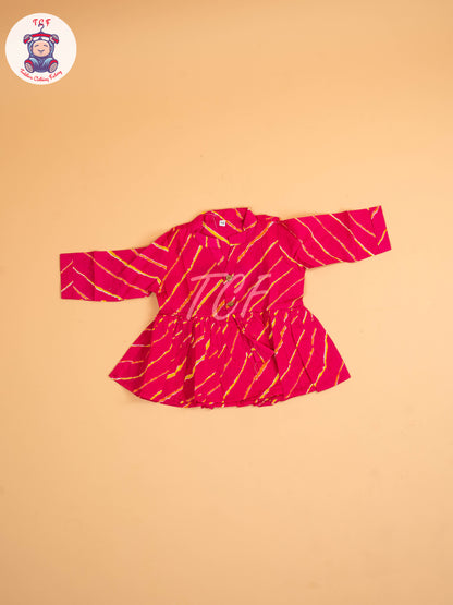 Pink - Girls Floral printed Co-ords Sets