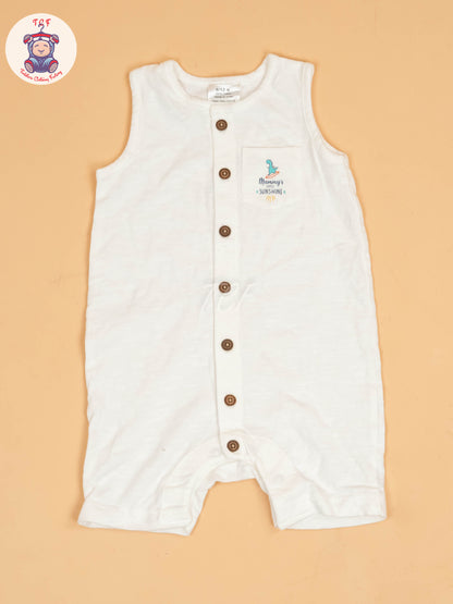White - Unisex Rompers