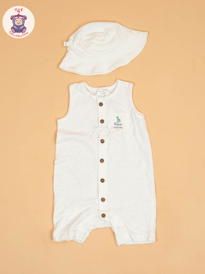 White - Unisex Rompers