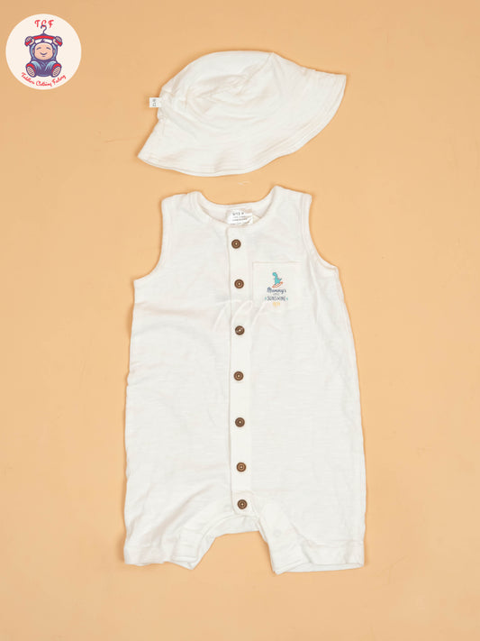 White - Unisex Rompers