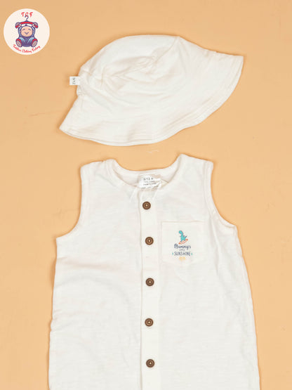 White - Unisex Rompers