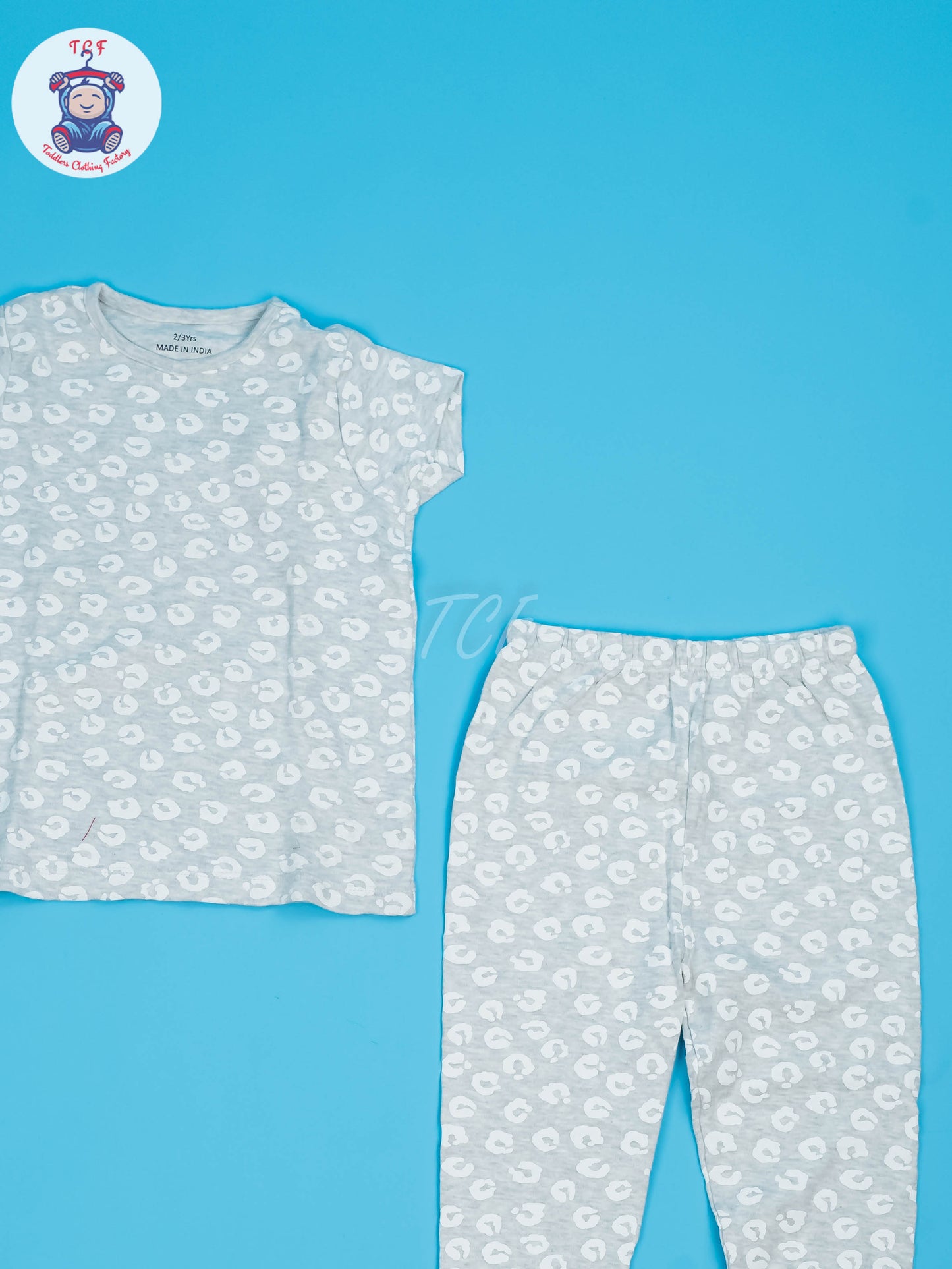 White & Grey - Boys Night Wear