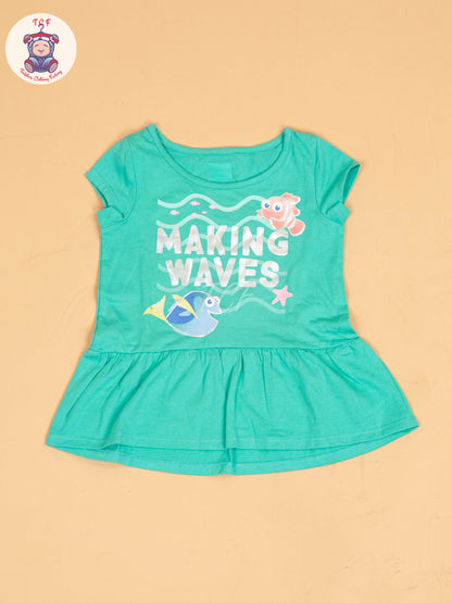 Green - Girls Tees