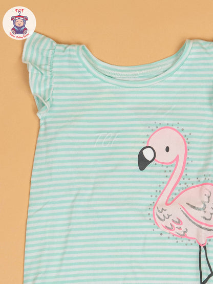 Light Blue - Girls Duck Top