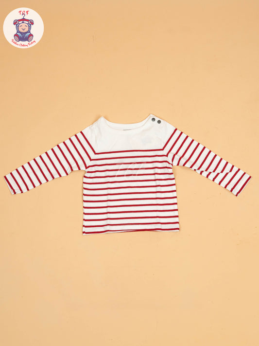 White - Girls Full Sleeves Top