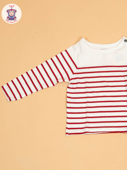 White - Girls Full Sleeves Top