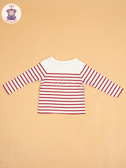 White - Girls Full Sleeves Top