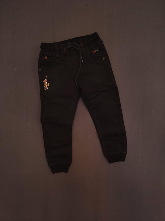 Black - Boys Readymade Polo Joggers